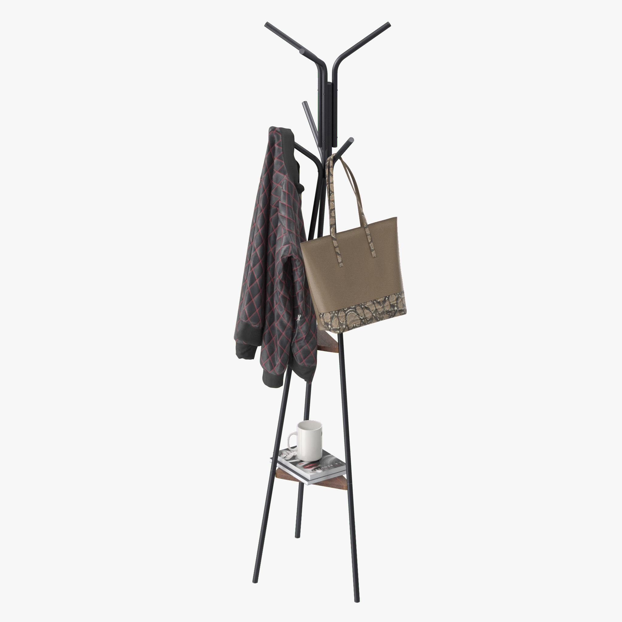 Valdosta Coat Rack 3D model_6