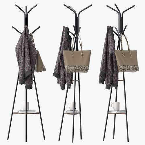 Valdosta Coat Rack 3D model