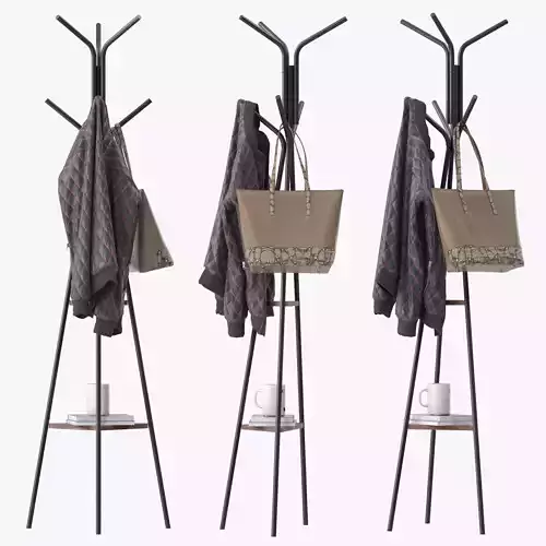Valdosta Coat Rack 3D model