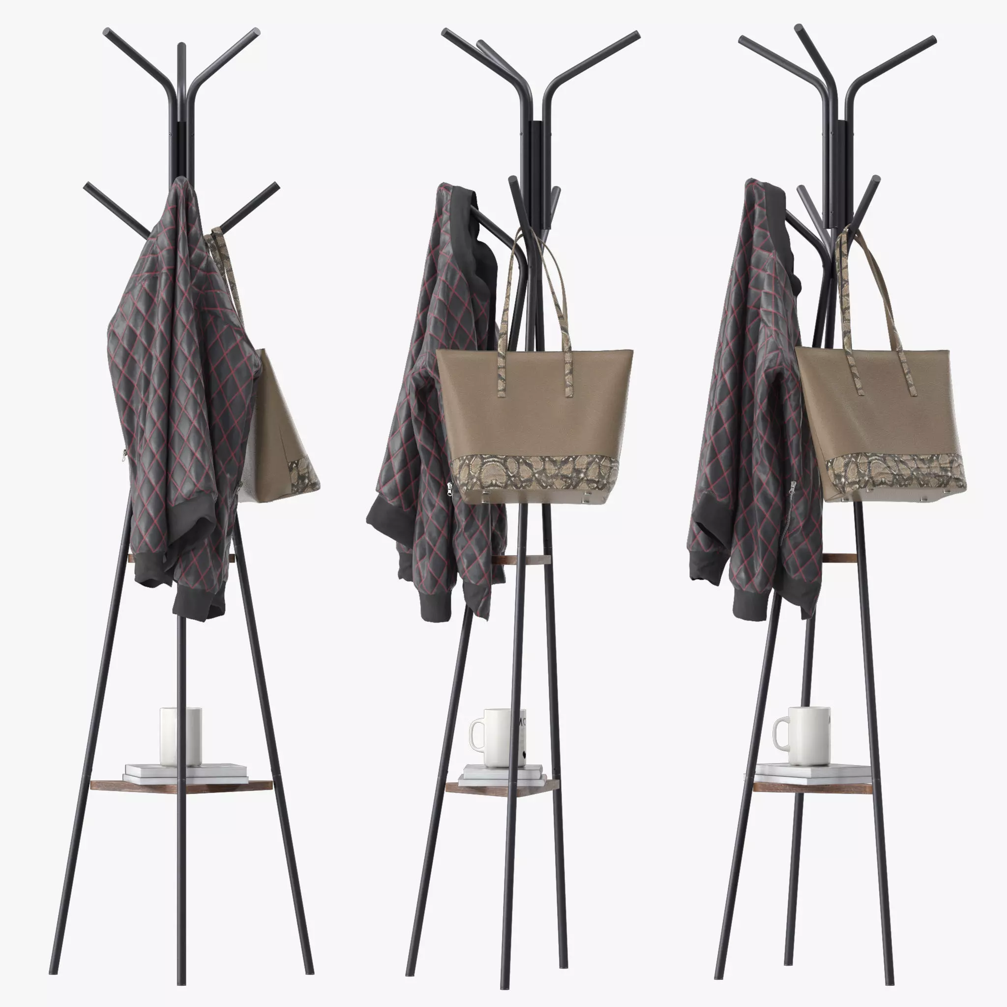 Valdosta Coat Rack 3D model_0