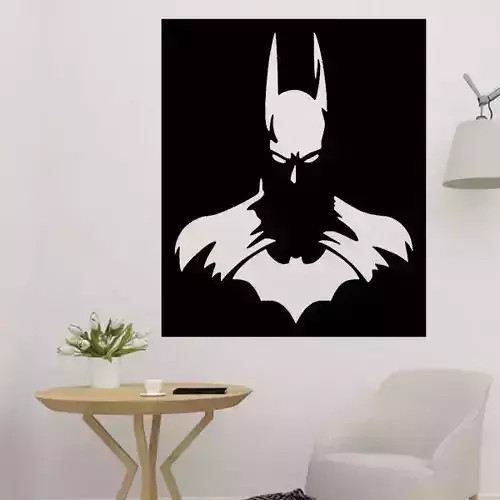 Batman Mural Art 2D