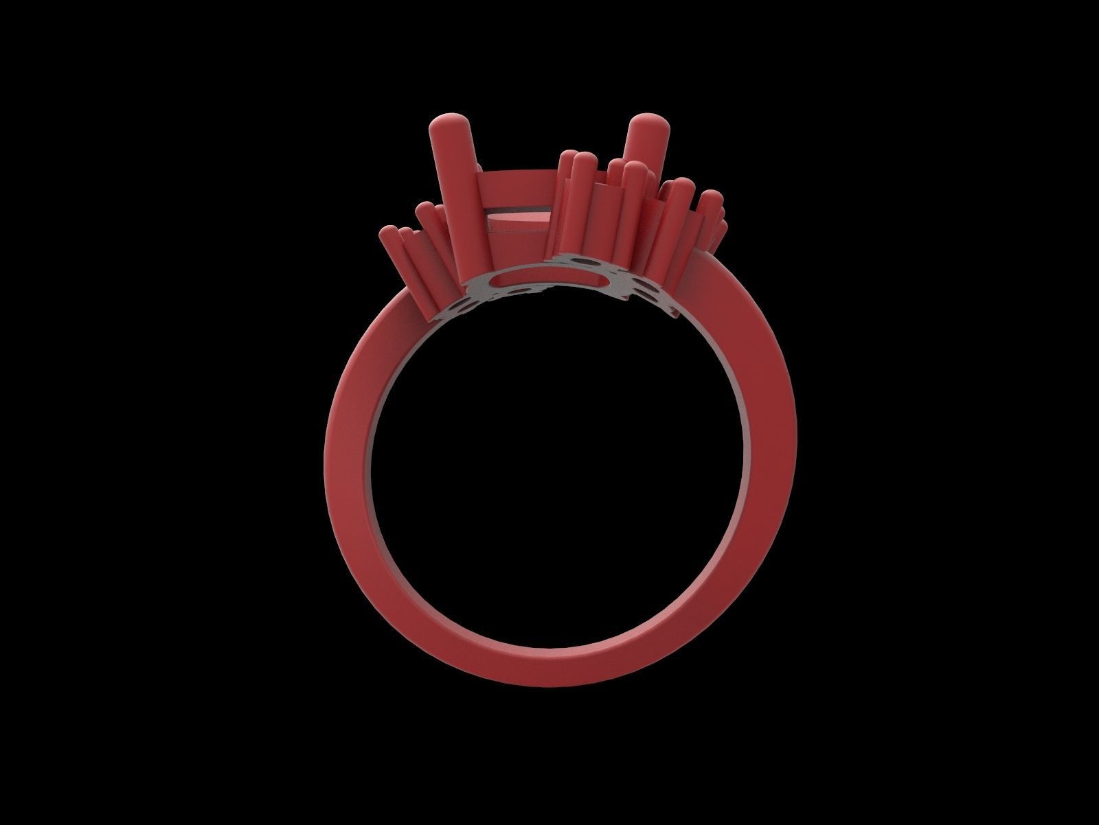 Rings-12 ring 3D print model_3
