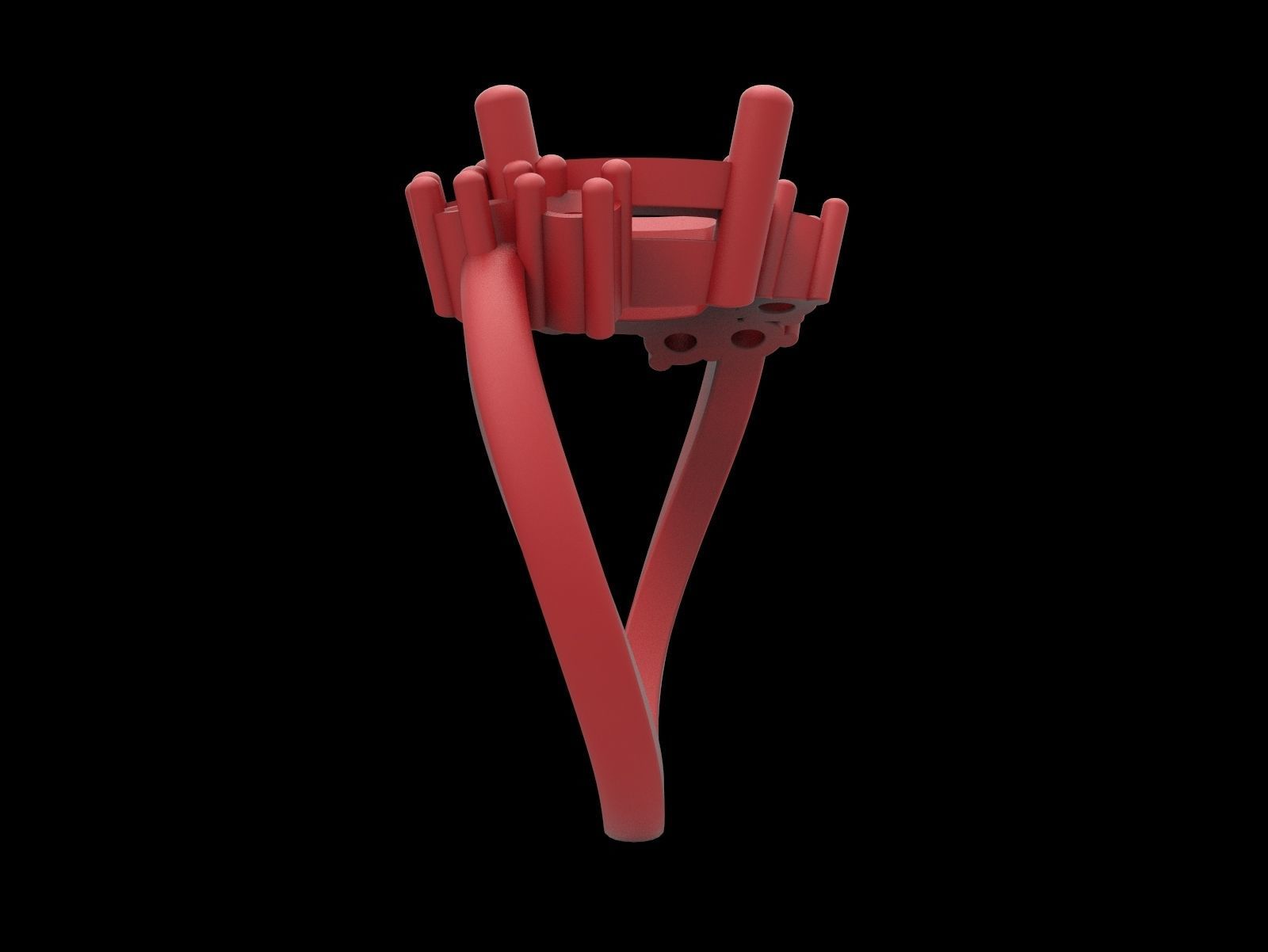 Rings-12 ring 3D print model_4