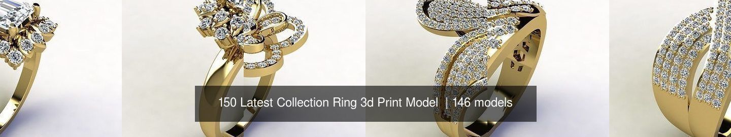 150 Latest Collection Ring 3d Print Model  _36