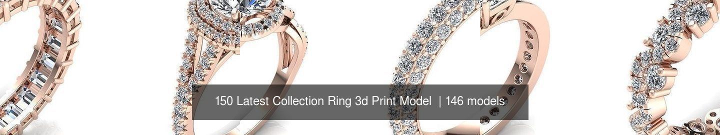 150 Latest Collection Ring 3d Print Model  _84