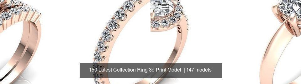 150 Latest Collection Ring 3d Print Model  _72