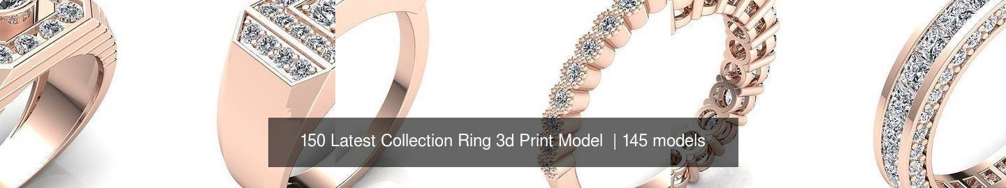 150 Latest Collection Ring 3d Print Model  _68