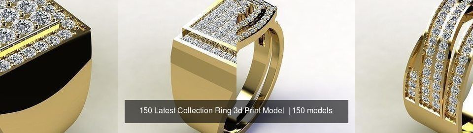 150 Latest Collection Ring 3d Print Model  _20