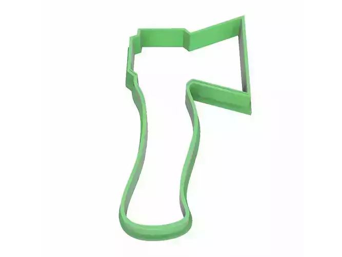 0177 Axe cookie cutter