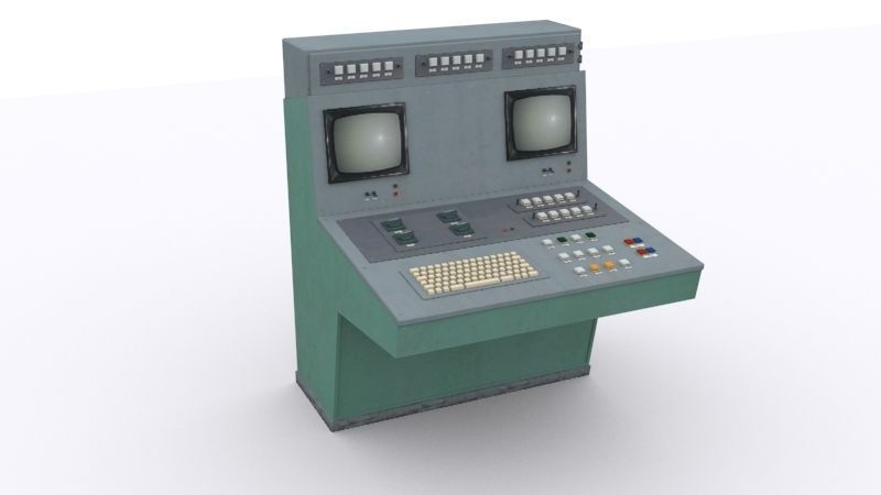 electrical panels Low-poly 3D model_50