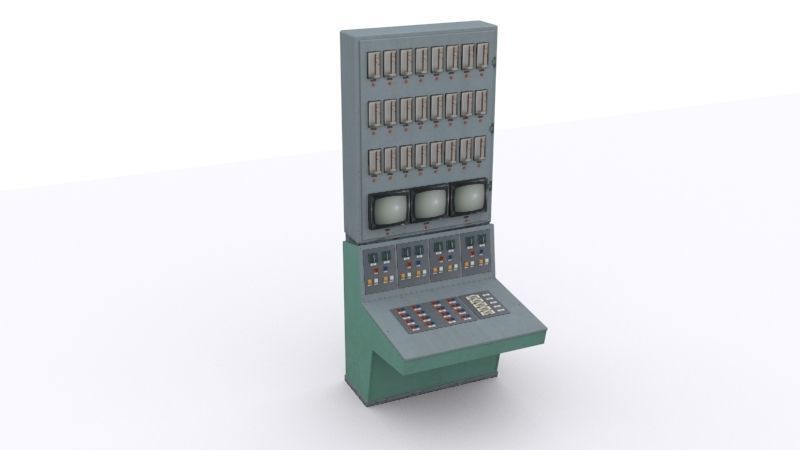 electrical panels Low-poly 3D model_53