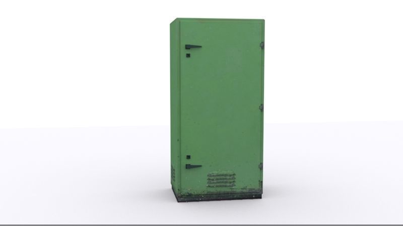 electrical panels Low-poly 3D model_22