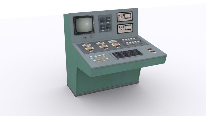 electrical panels Low-poly 3D model_39