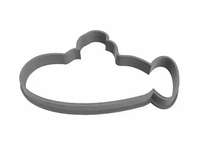 0174 Submarine cookie cutter