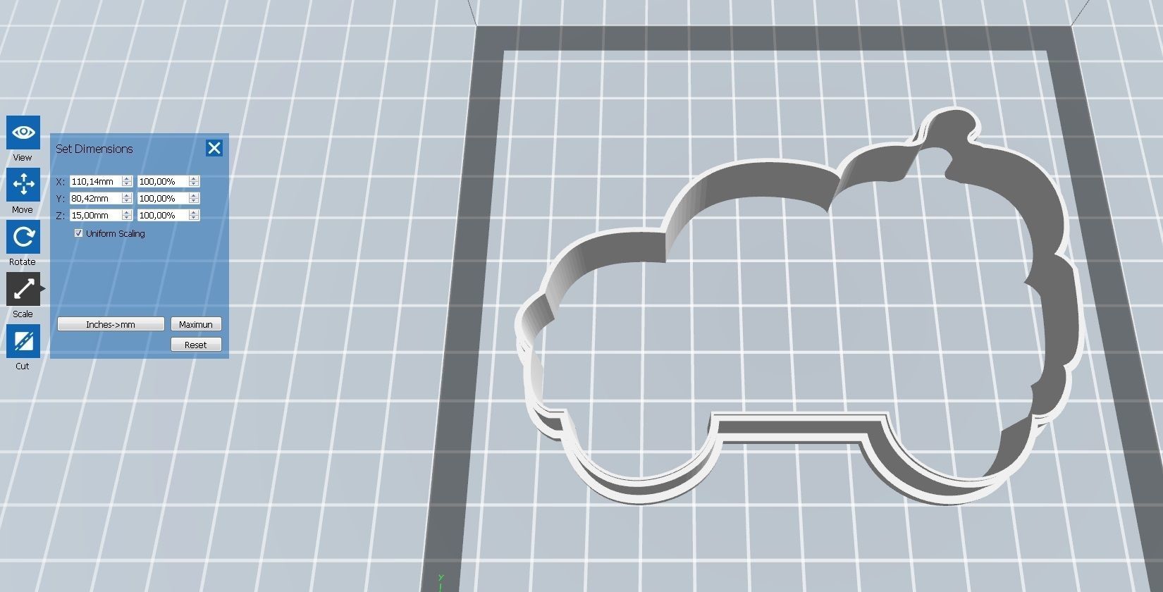 0172 Machine with pumpkin cookie cutter 3D print model_1