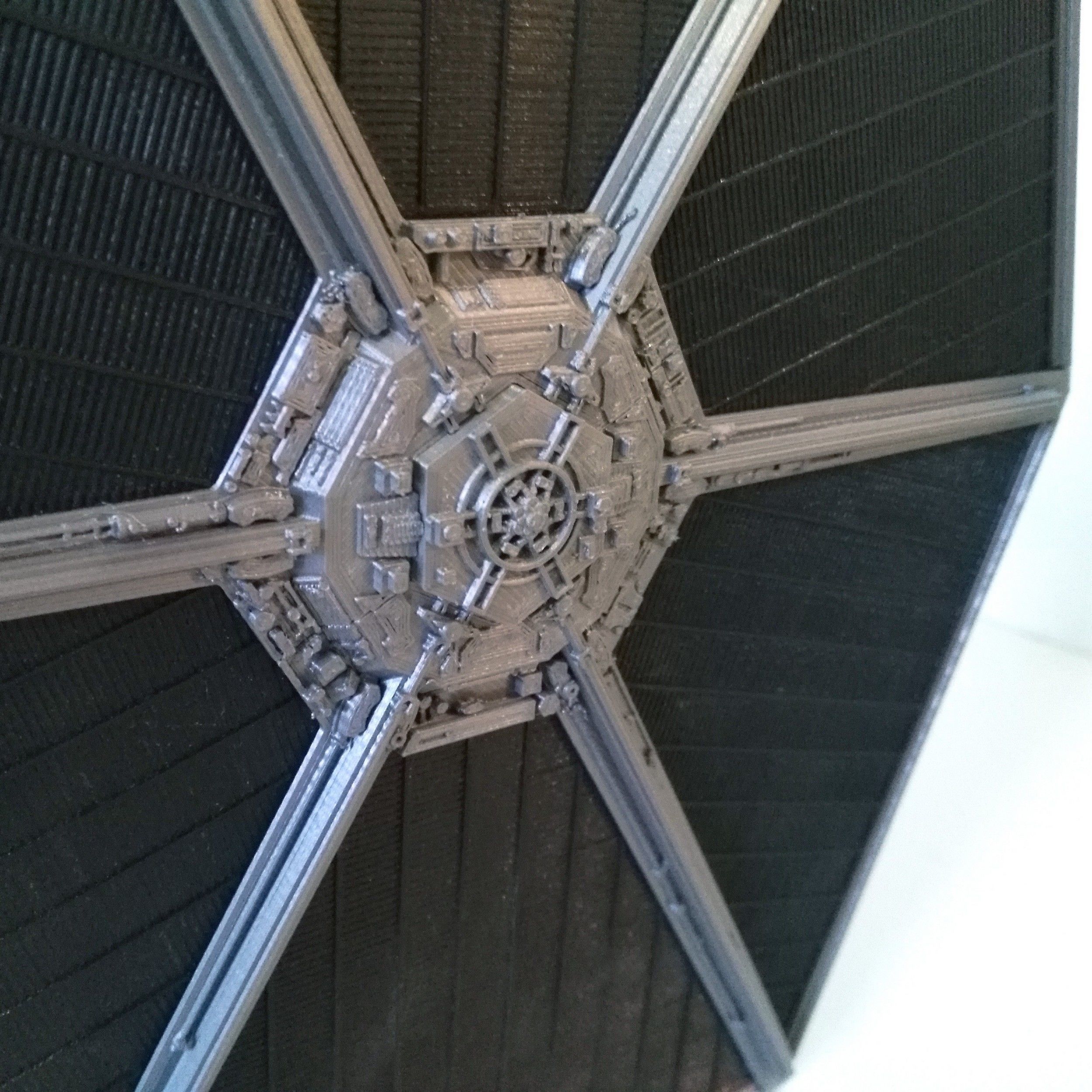 STAR WARS IMPERIAL TIE FIGHTER PRINTABLE WITH INSTRUCTIONS 3D print model_9