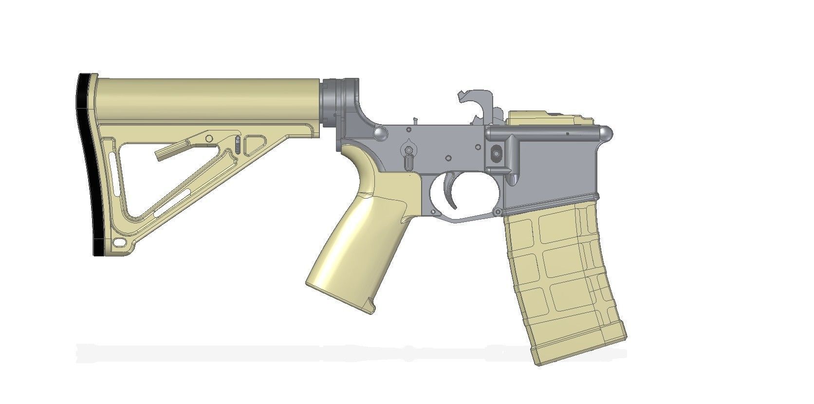 Barrett REC7 3D model_18