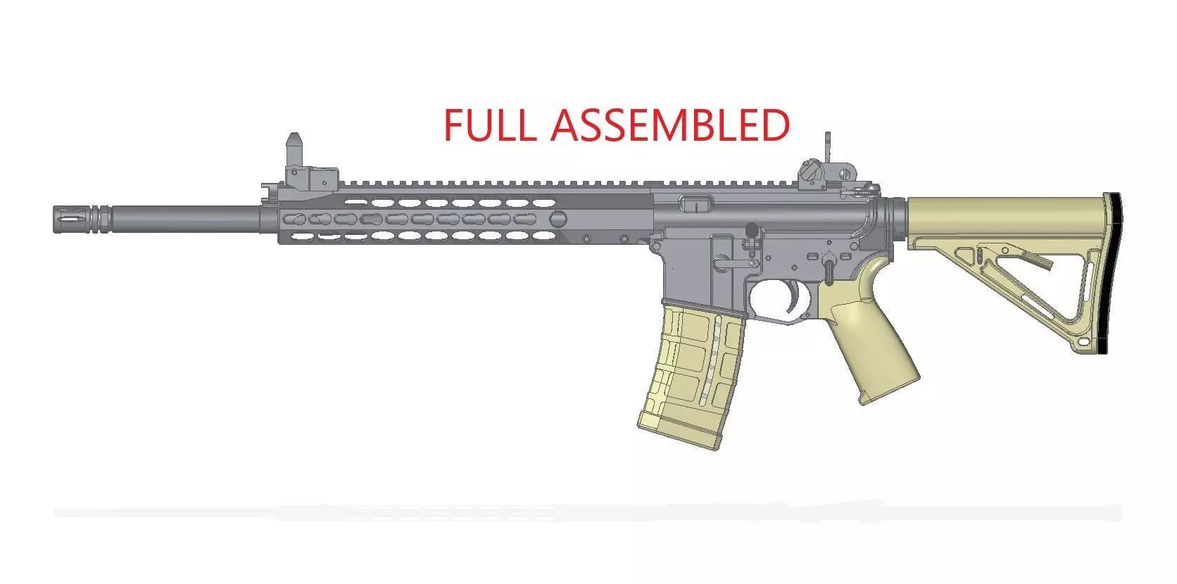Barrett REC7 3D model_0