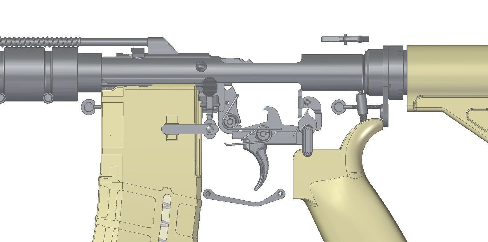 Barrett REC7 3D model_3