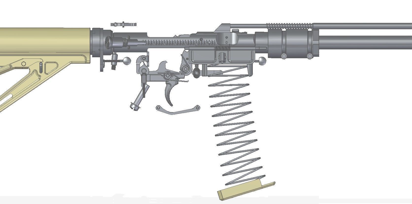Barrett REC7 3D model_5