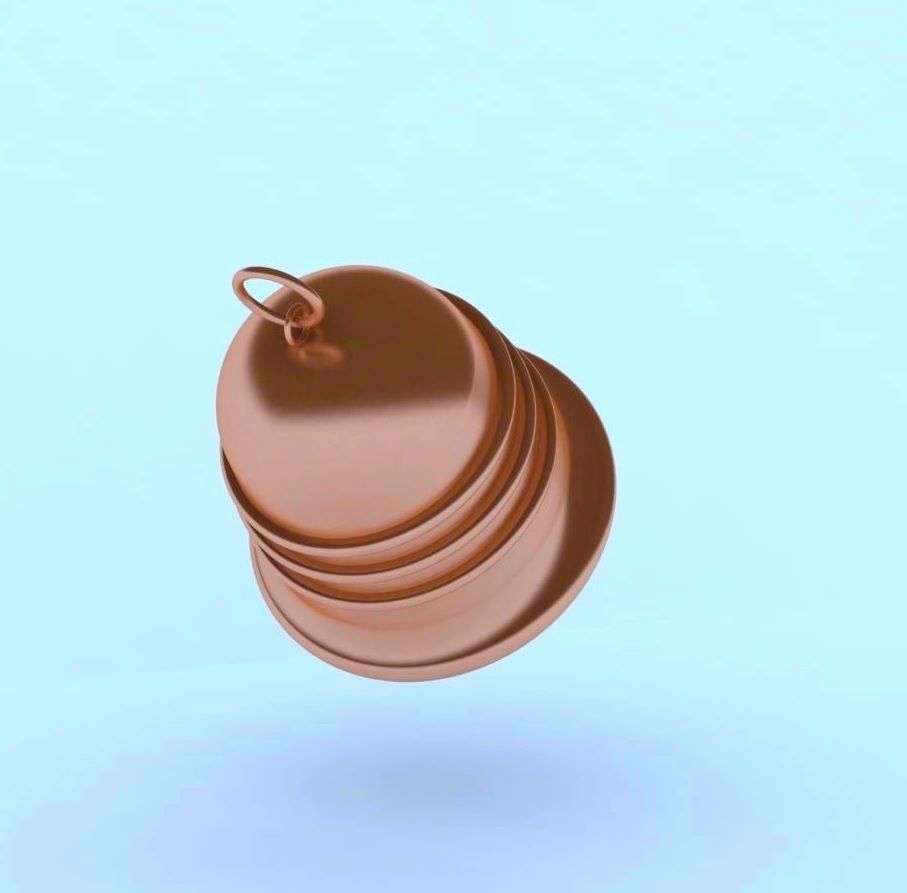 Christmas Bells 3D model_3