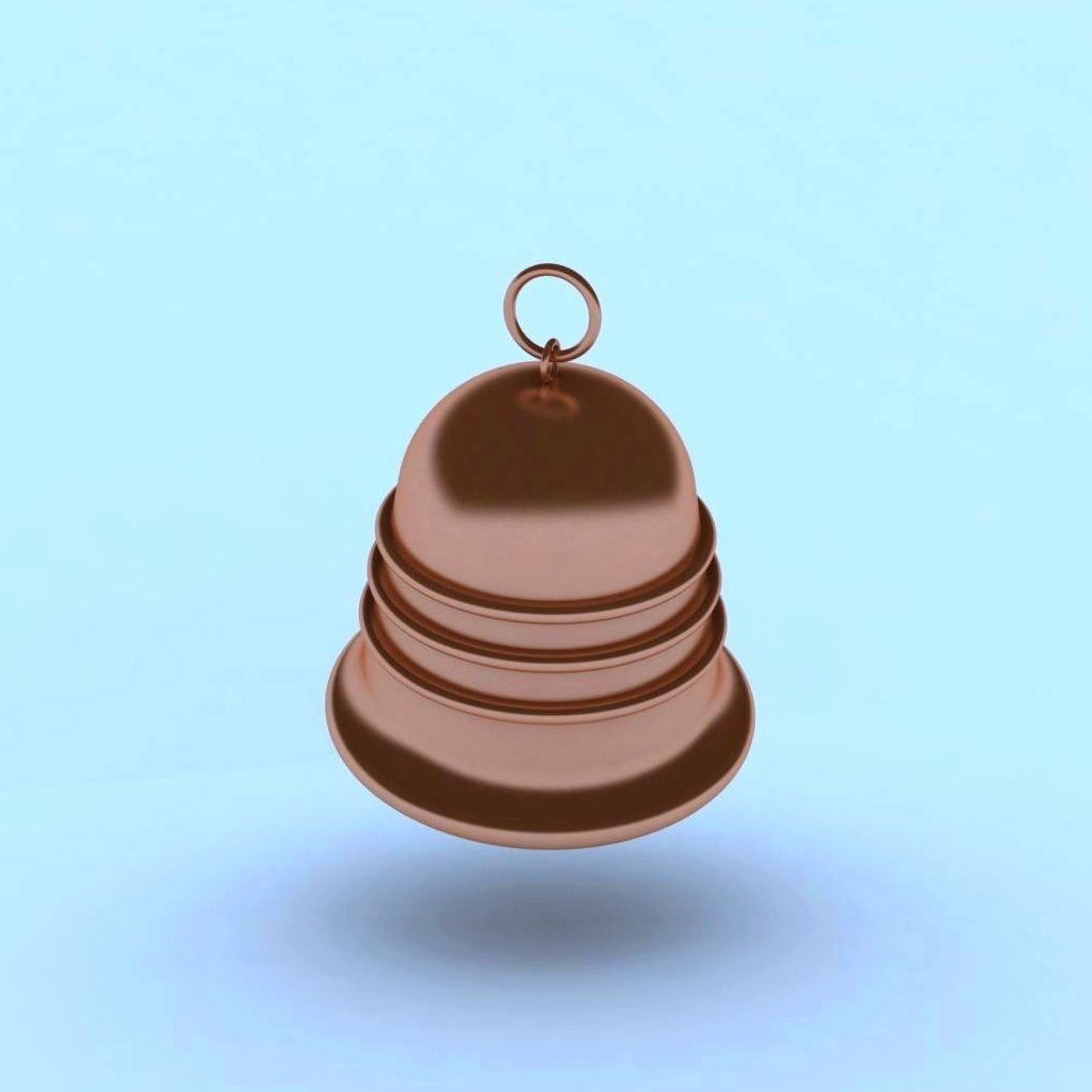 Christmas Bells 3D model_2