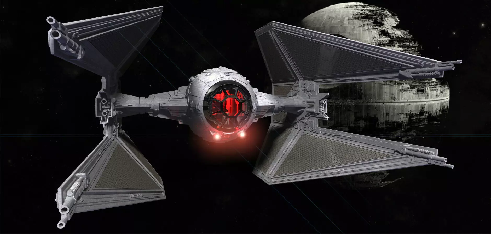 STAR WARS EMPIRE TIE STARFIGHTERS READY TO PRINT 3D Model Collection_0