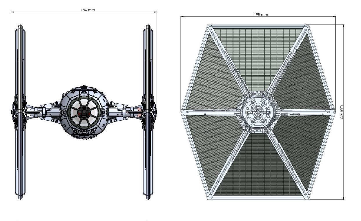 STAR WARS EMPIRE TIE STARFIGHTERS READY TO PRINT 3D Model Collection_6