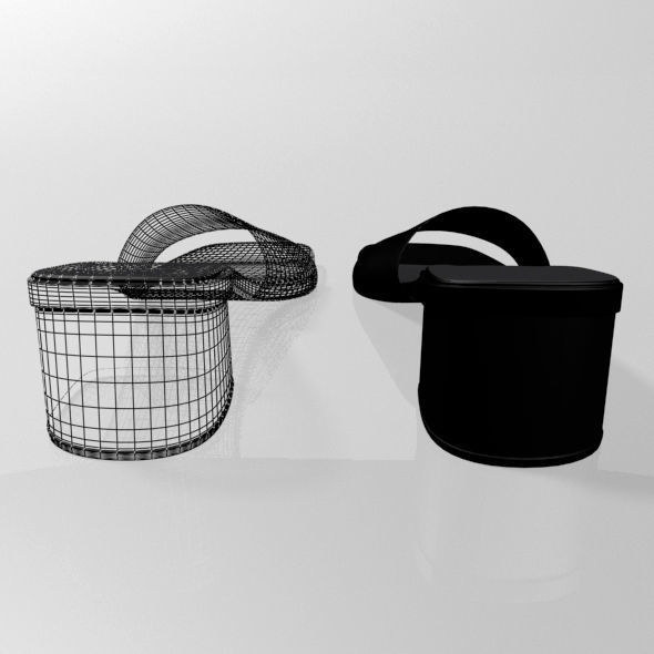 Square-Toe Slide Sandals 01 3D model_17