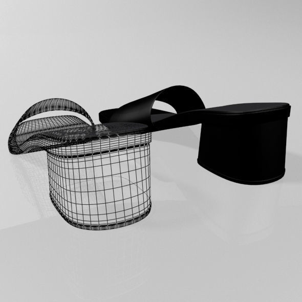 Square-Toe Slide Sandals 01 3D model_16