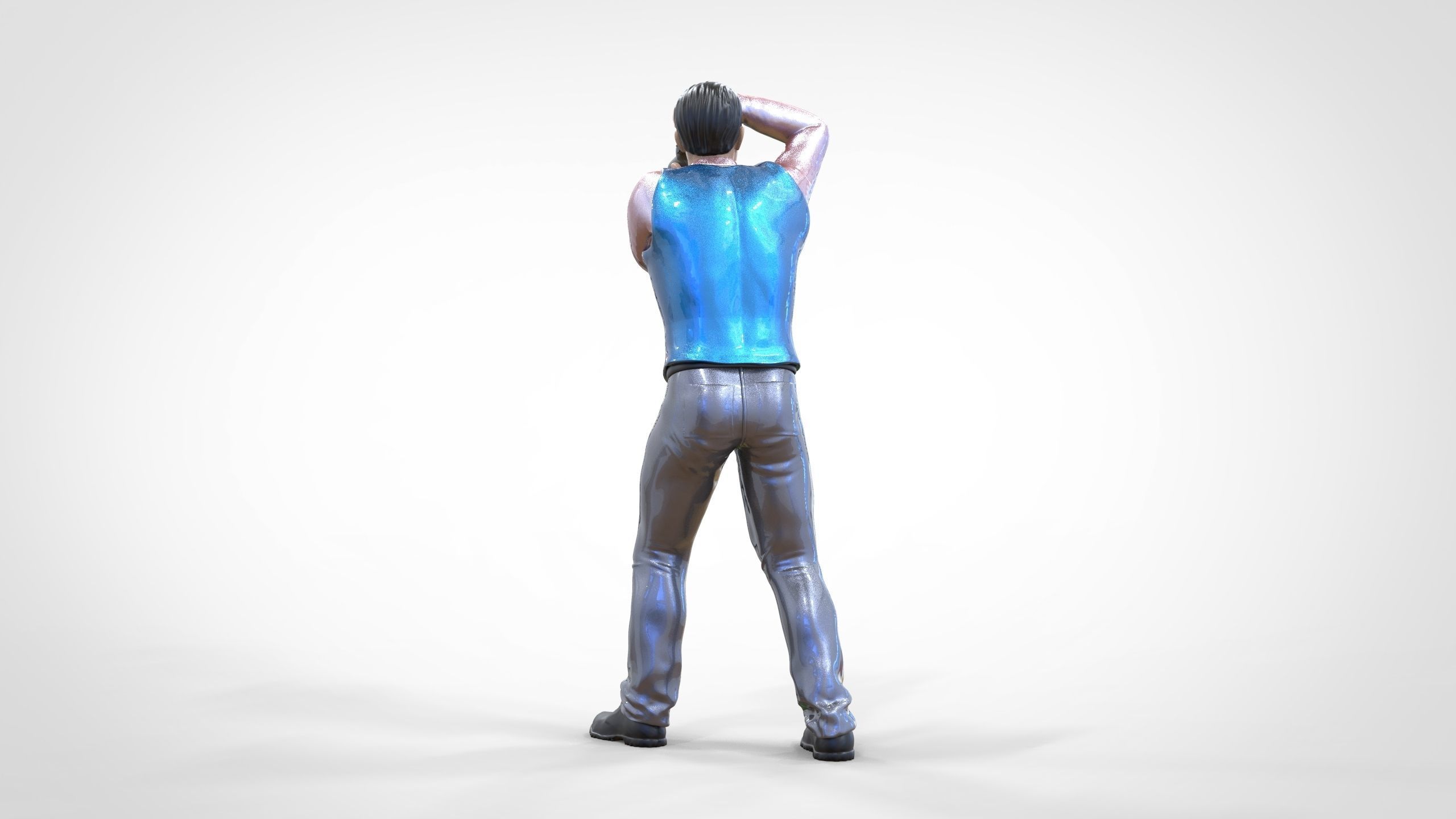 N1 photographer 1 64 Miniature taking photo 3D print model_8