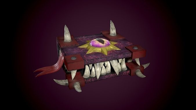 mimik-book monster box 3D print model