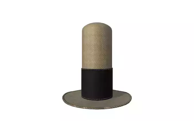 Ten gallon hat Low-poly 3D model