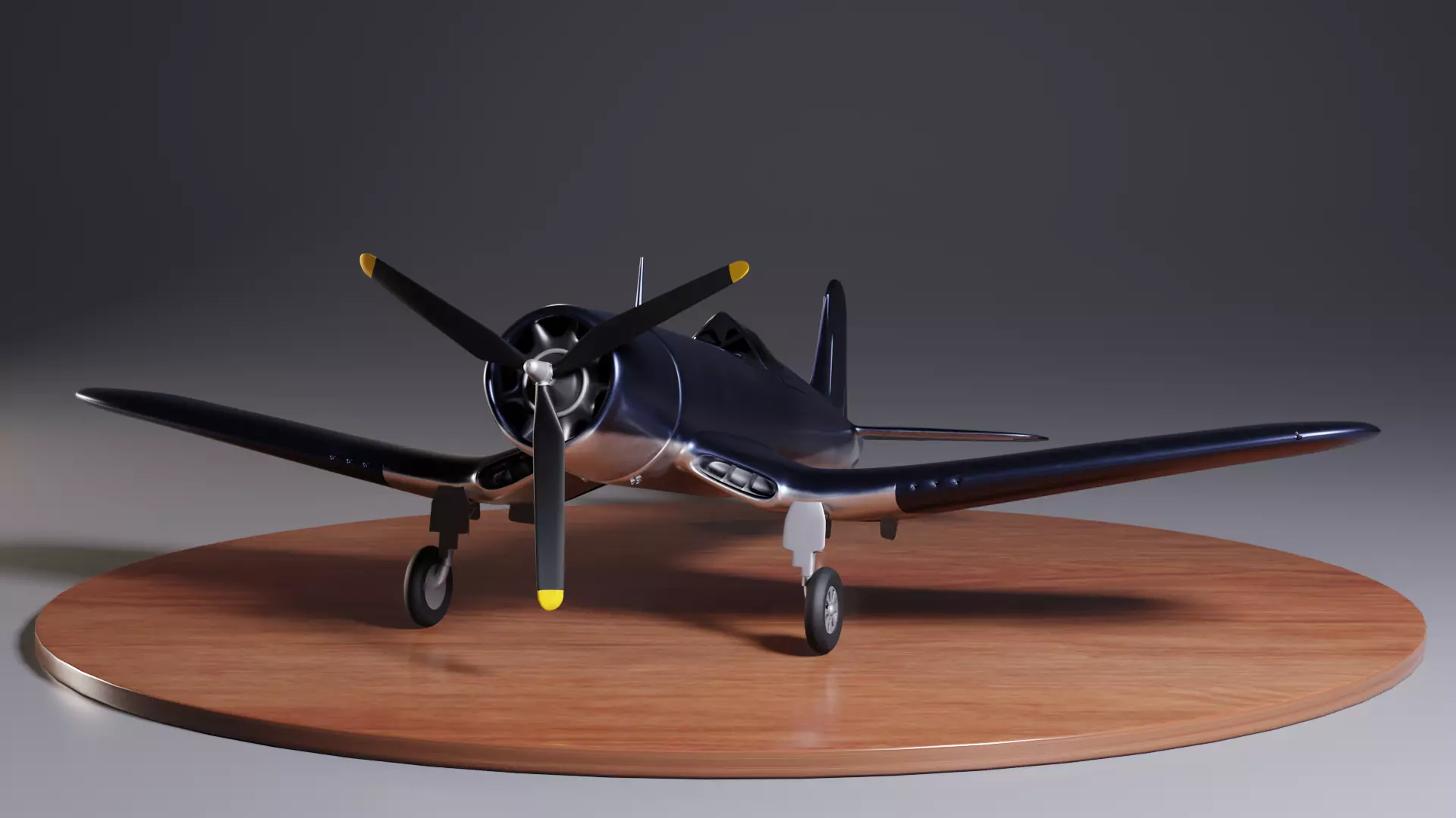 F4U airplane 3D model