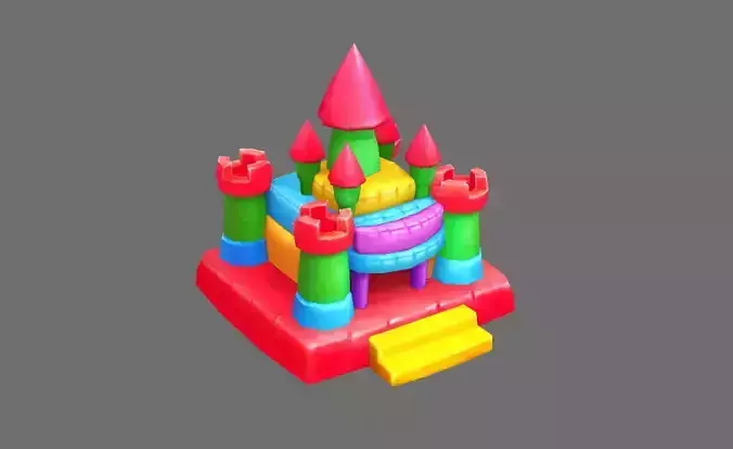Cartoon Inflatable Castle