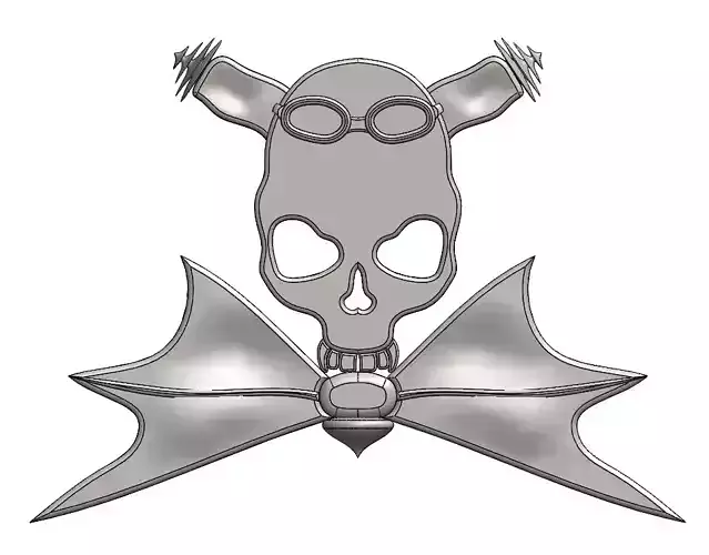 Steampunk pirate logo