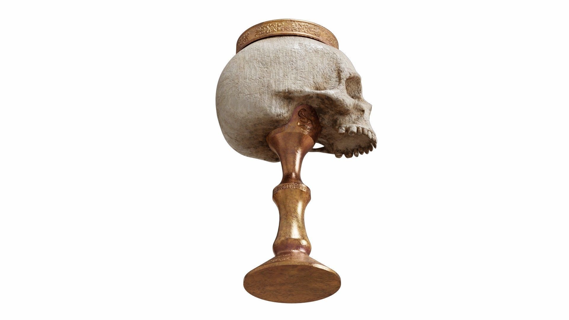 Skull cup 3D model_7