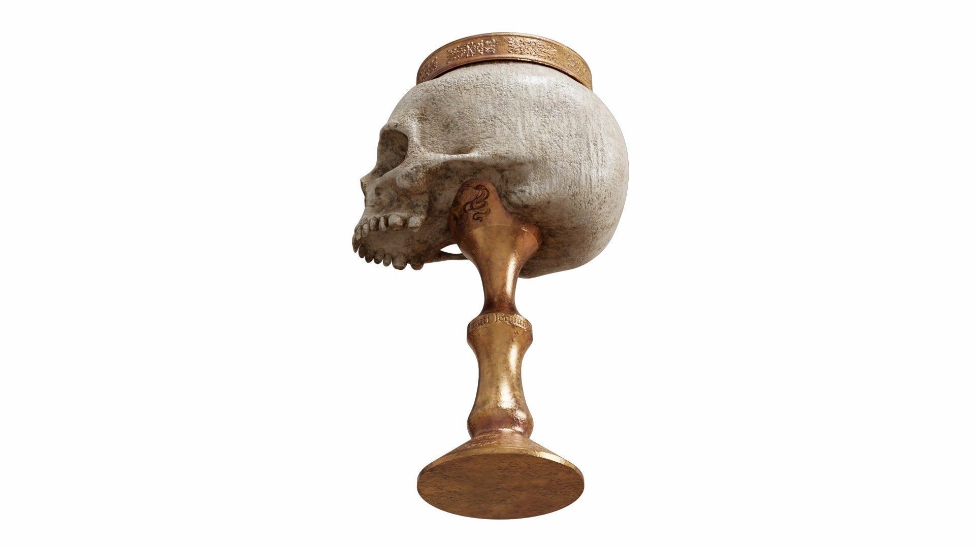 Skull cup 3D model_9
