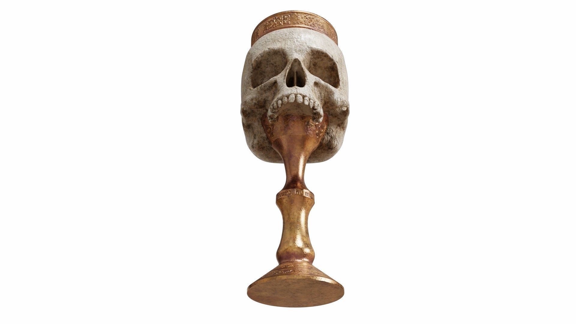 Skull cup 3D model_6