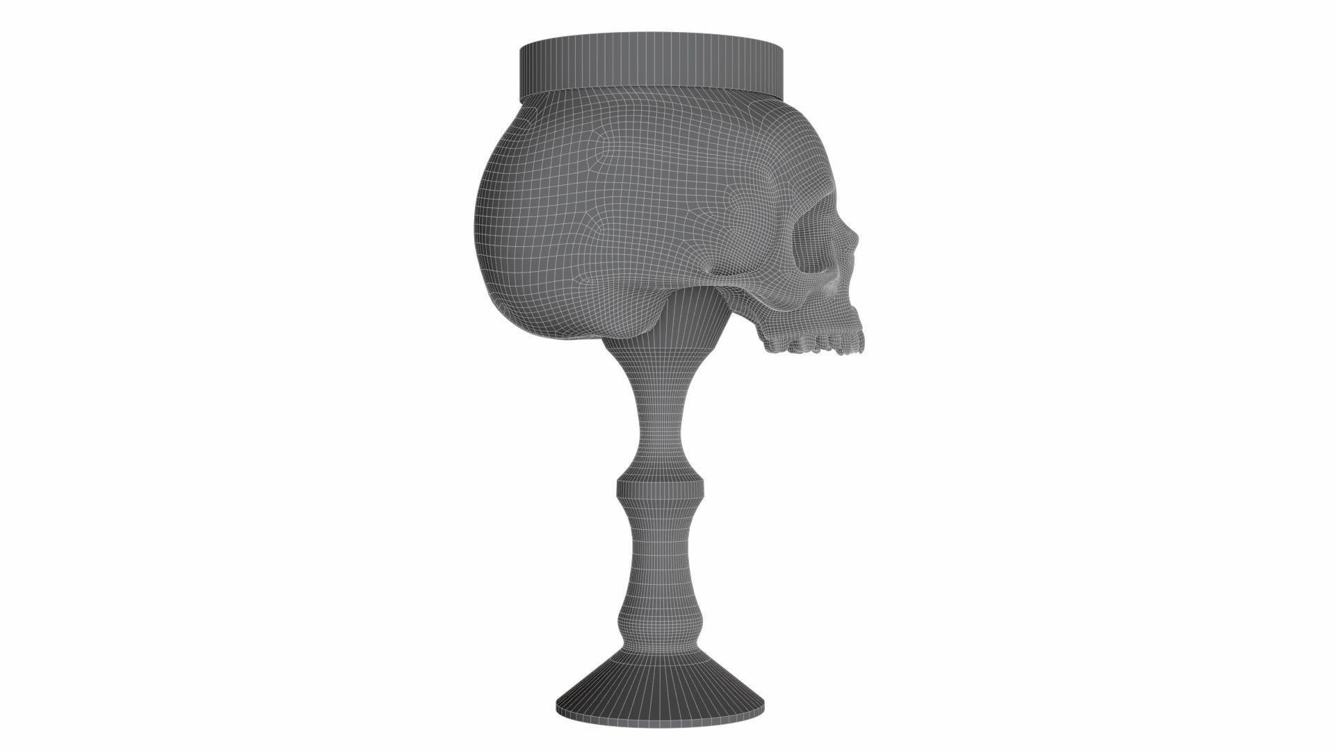 Skull cup 3D model_13