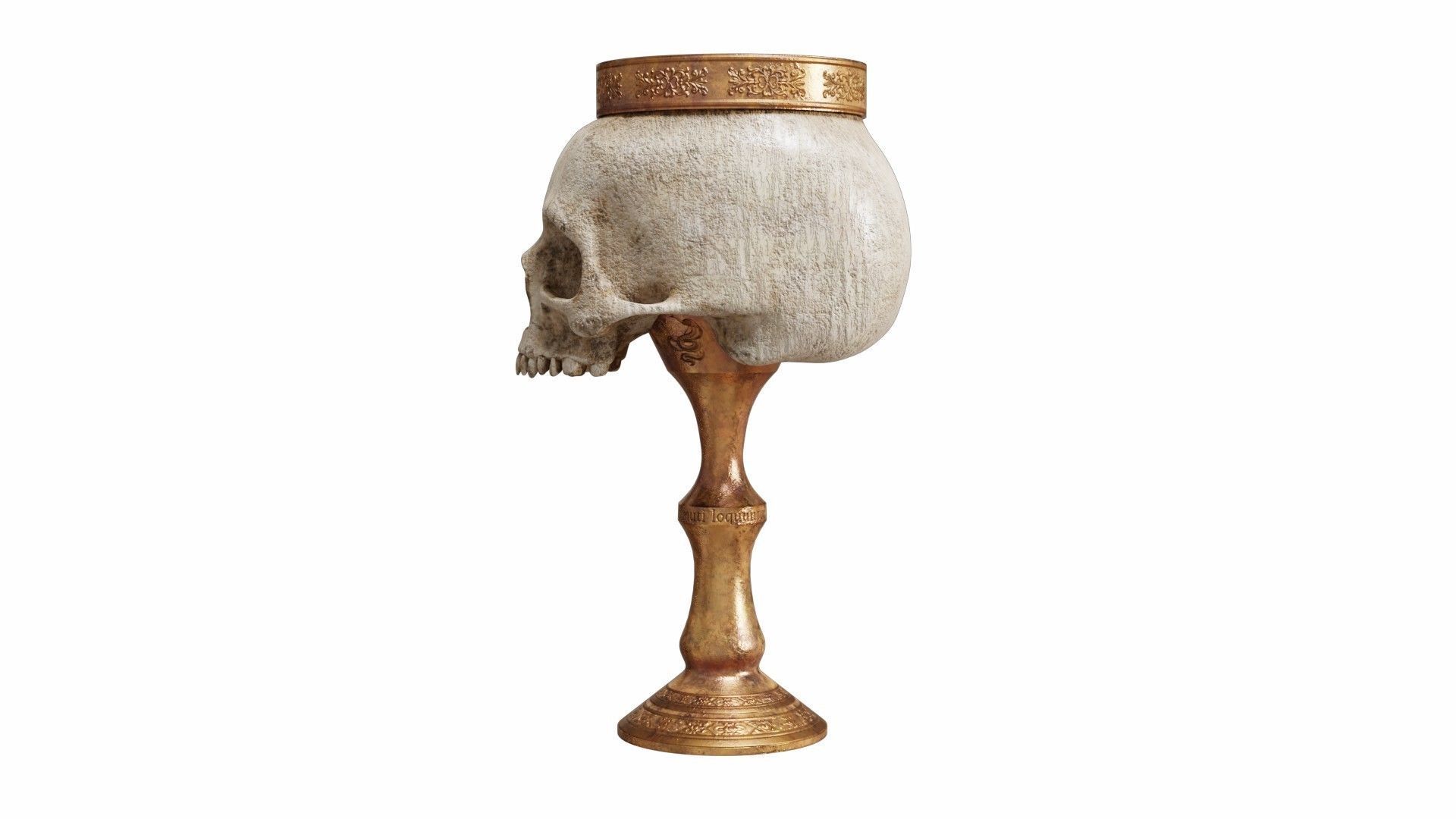 Skull cup 3D model_4