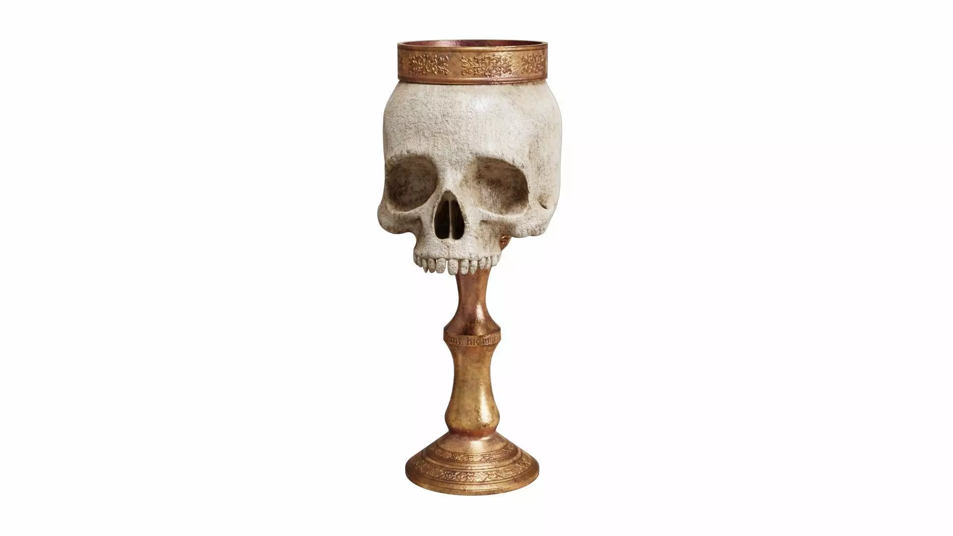 Skull cup 3D model_0