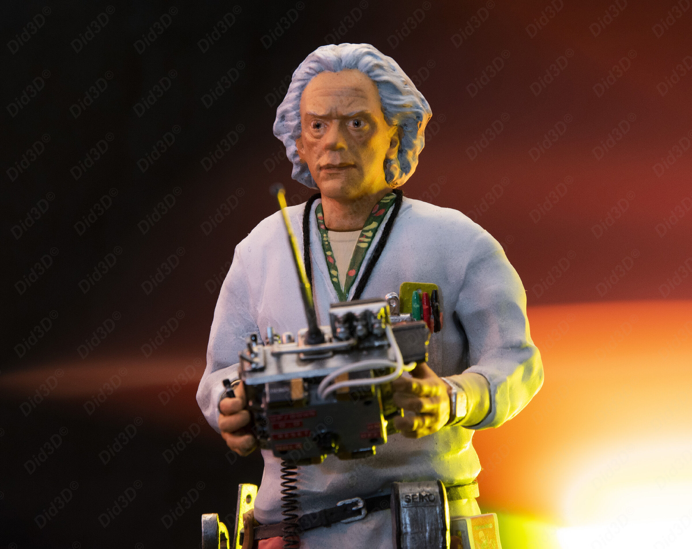 Doc Brown BTTF 1-8Scale 23cm Ready to Print 3D print model_5
