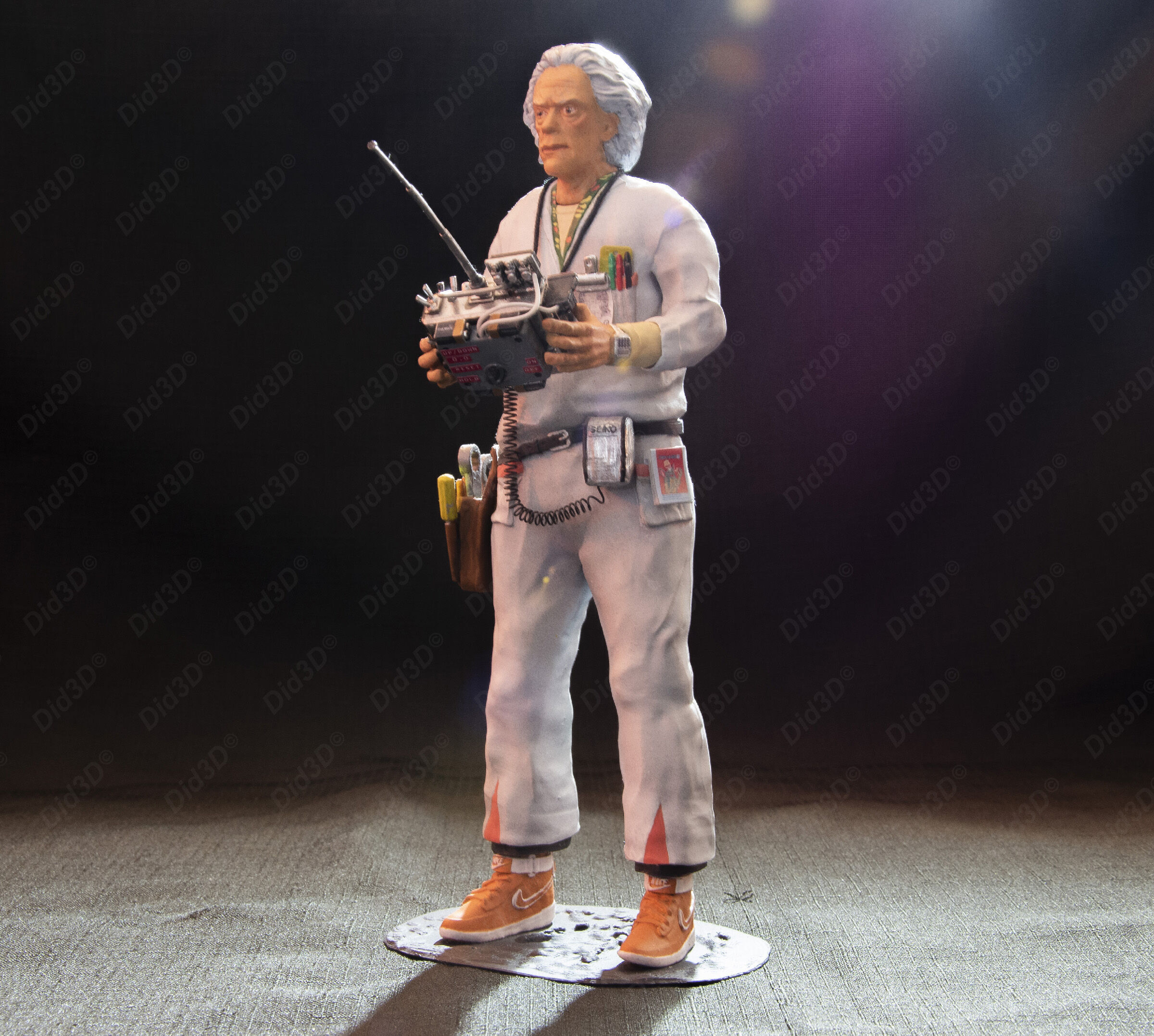 Doc Brown BTTF 1-8Scale 23cm Ready to Print 3D print model_4