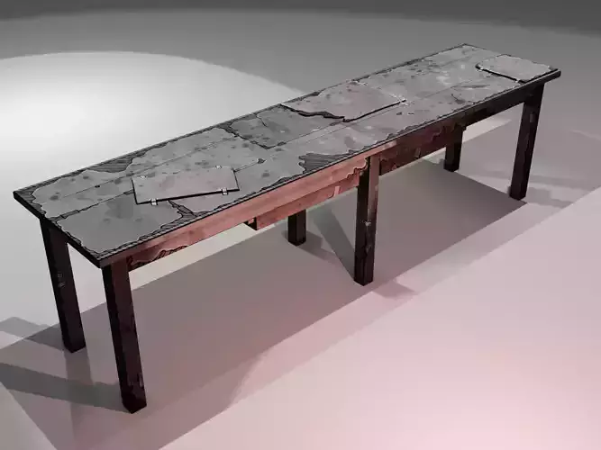 Borderlands Style Long Table