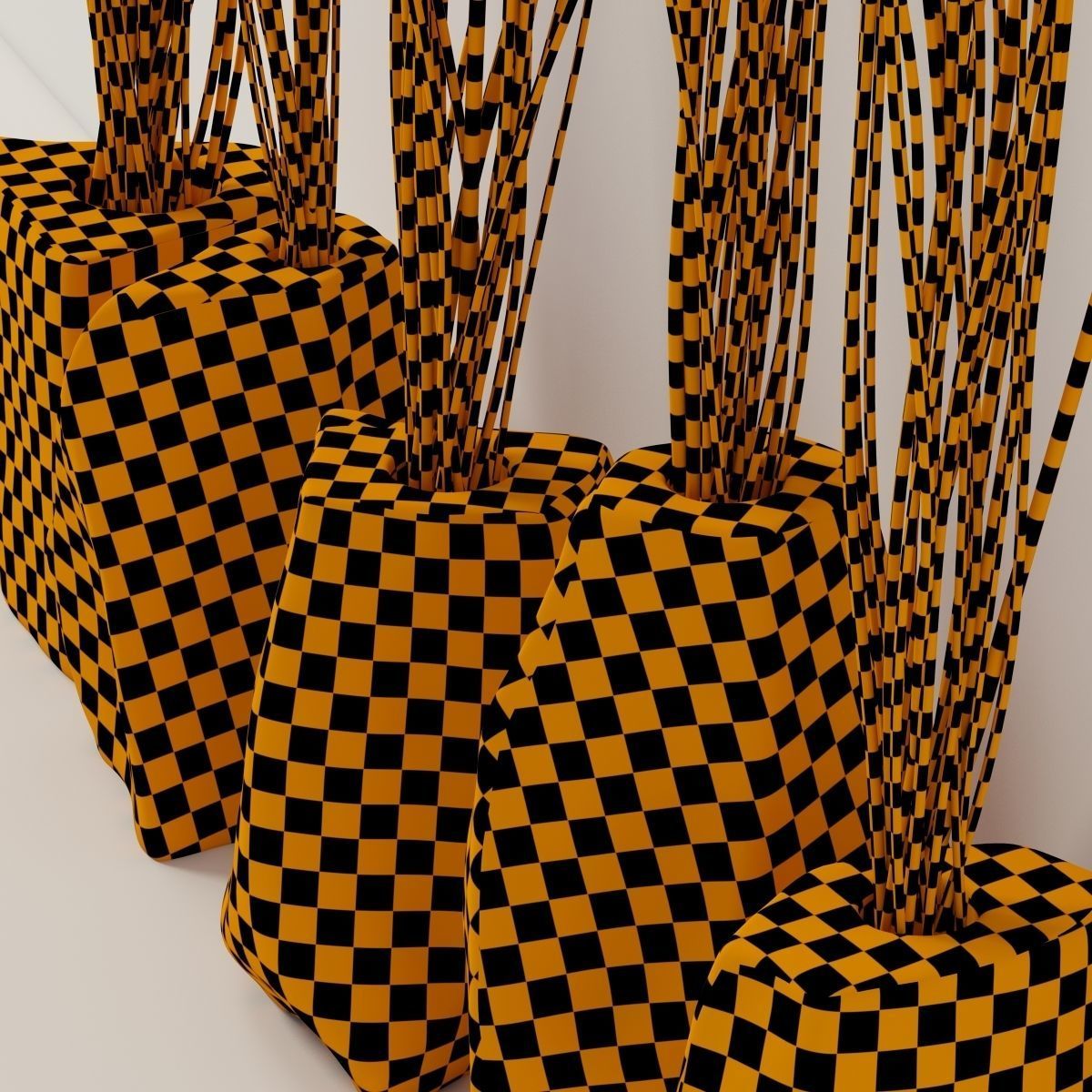 Branch stone rock vase decor n3 3D model_30