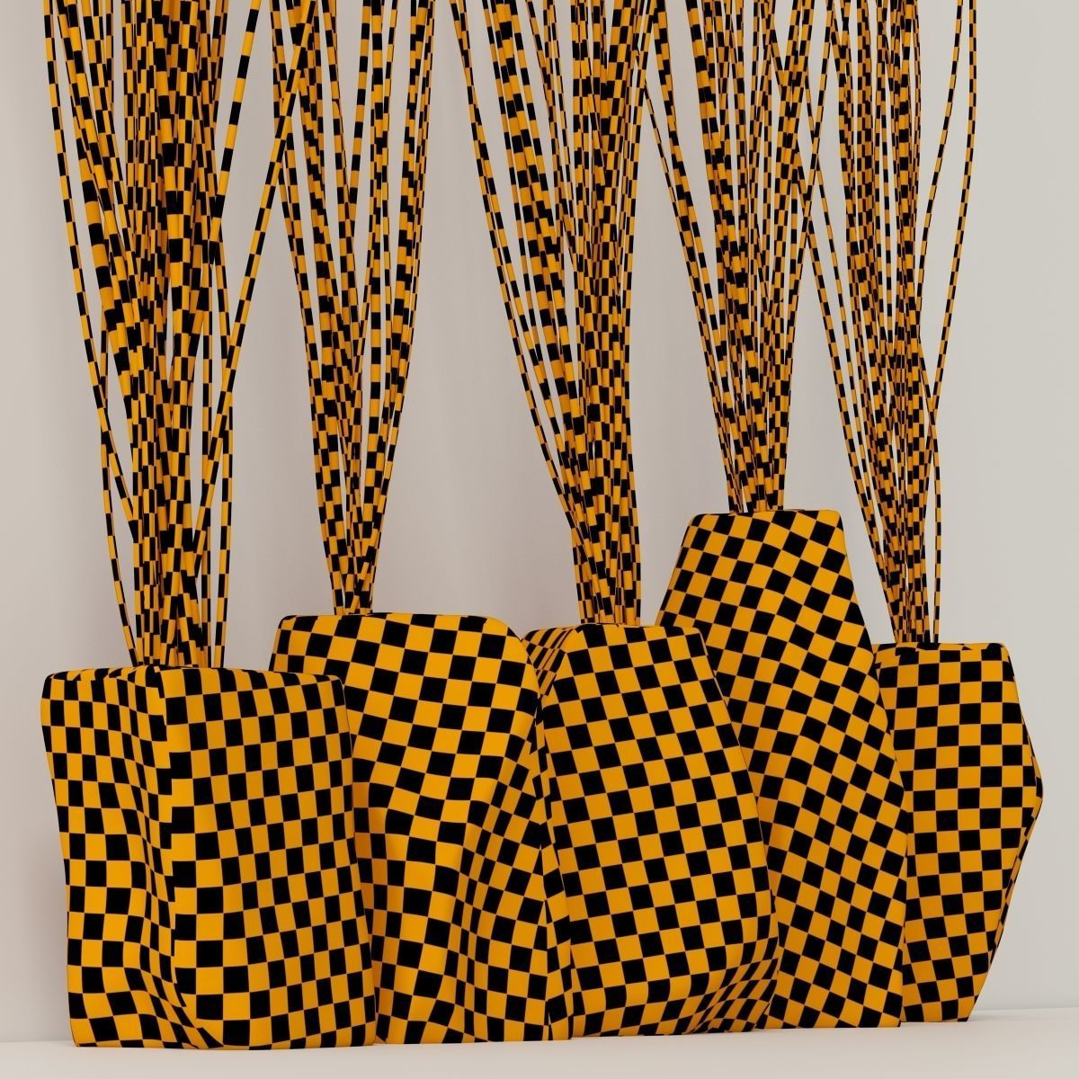 Branch stone rock vase decor n3 3D model_29