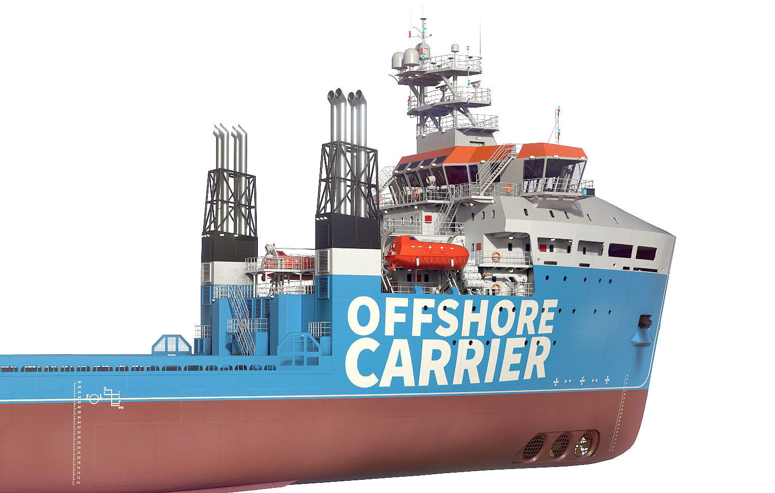 Offshore Carrier Stock  3D model_1