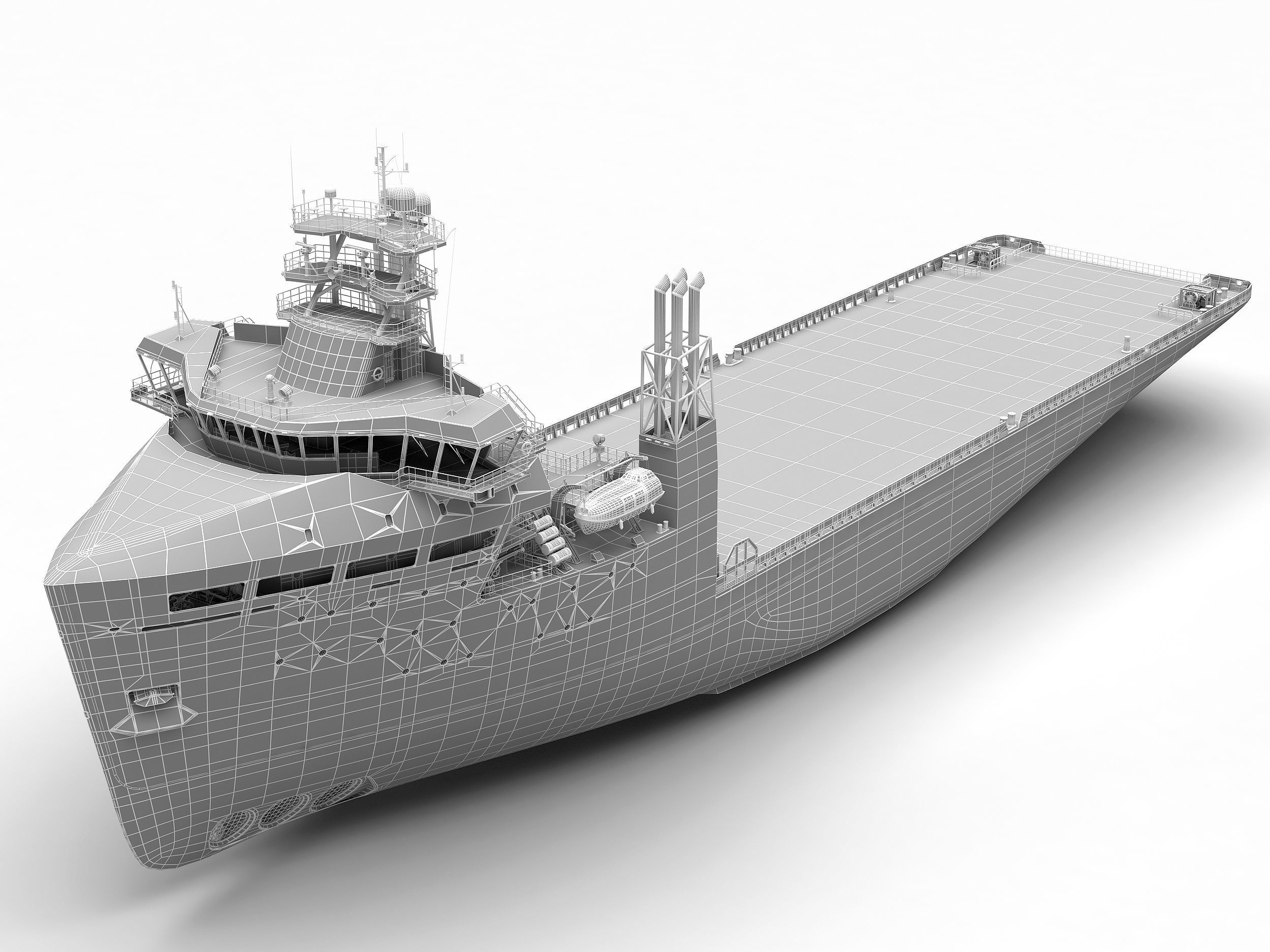 Offshore Carrier Stock  3D model_7