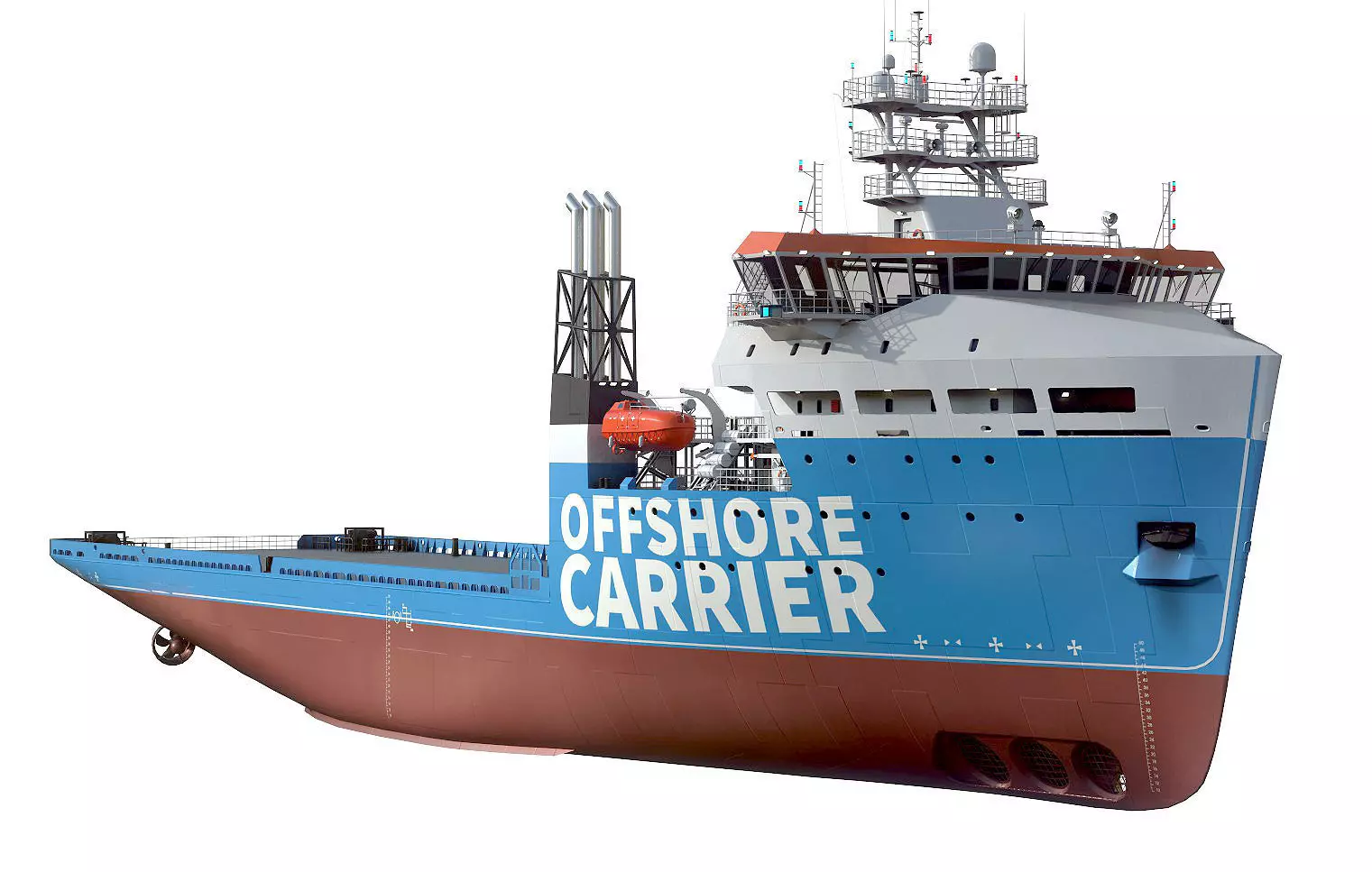Offshore Carrier Stock  3D model_0